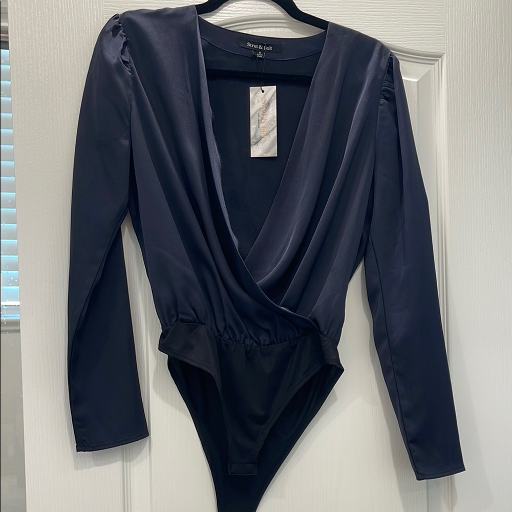 Black Long Sleeve Bodysuit